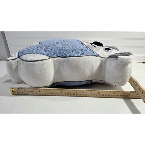 Envogue Bulldog Blue Menorah Hanukkah Sweater Plush Pillow - Picture 9 of 11